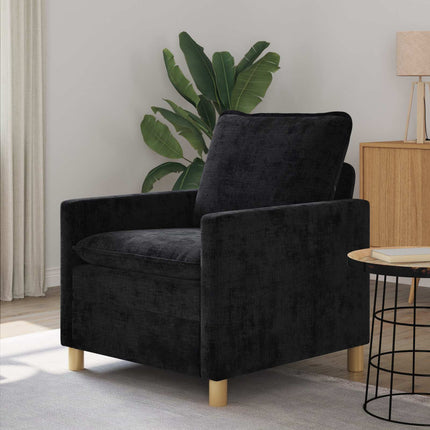Sofa Sort 76 x 81 x 87,5 cm Polyester