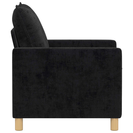 Sofa Sort 76 x 81 x 87,5 cm Polyester
