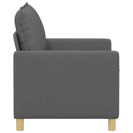 Sofa Mørkegrå 126 x 81 x 87,5 cm Stof