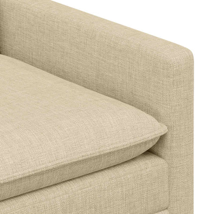 Sofa Cremefarvet 126 x 81 x 87,5 cm Stof