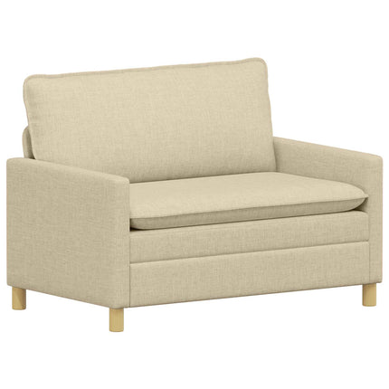 Sofa Cremefarvet 126 x 81 x 87,5 cm Stof