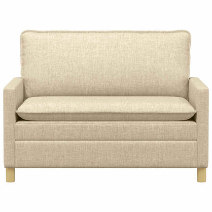 Sofa Cremefarvet 126 x 81 x 87,5 cm Stof