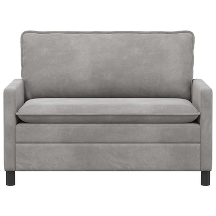Sofa Lysegrå 126 x 81 x 87,5 cm Fløjl