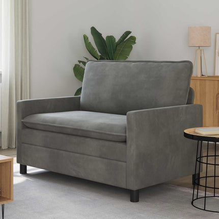 Sofa Mørkegrå 126 x 81 x 87,5 cm Fløjl