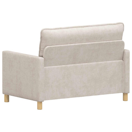 Sofa Cremefarvet 126 x 81 x 87,5 cm Polyester