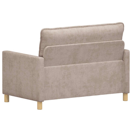 Sofa Beige 126 x 81 x 87,5 cm Polyester