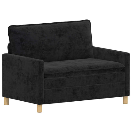 Sofa Sort 126 x 81 x 87,5 cm Polyester