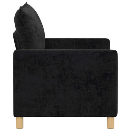 Sofa Sort 126 x 81 x 87,5 cm Polyester