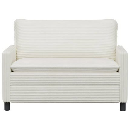 Sofa Cremefarvet 126 x 81 x 87,5 cm Polyester