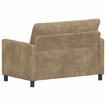 Sofa Gråbrun 126 x 81 x 87,5 cm Polyester