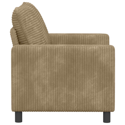 Sofa Gråbrun 126 x 81 x 87,5 cm Polyester