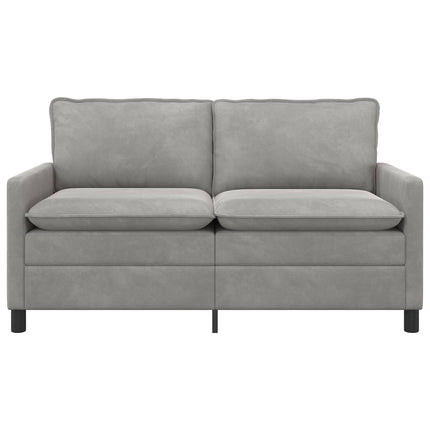 Sofa Lysegrå 156 x 81 x 87,5 cm Fløjl