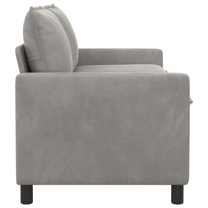 Sofa Lysegrå 156 x 81 x 87,5 cm Fløjl