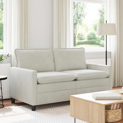 Sofa Cremefarvet 156 x 81 x 87,5 cm Fløjl