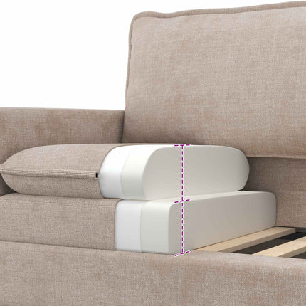 Sofa Beige 156 x 81 x 87,5 cm Polyester