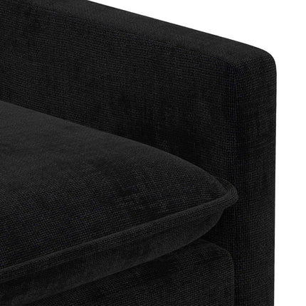 Sofa Sort 156 x 81 x 87,5 cm Polyester