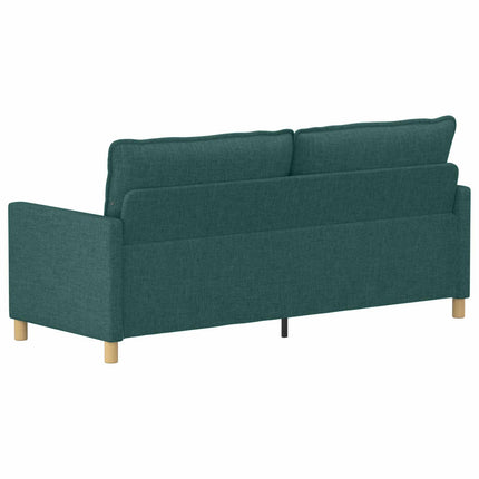 Sofa Mørkegrøn 196 x 81 x 87,5 cm Stof