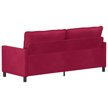 Sofa Vinrød 196 x 81 x 87,5 cm Fløjl