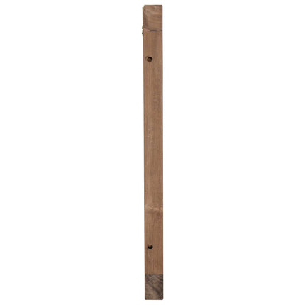 Senge Hovedgærde Naturfarvet Massiv Teaktræ