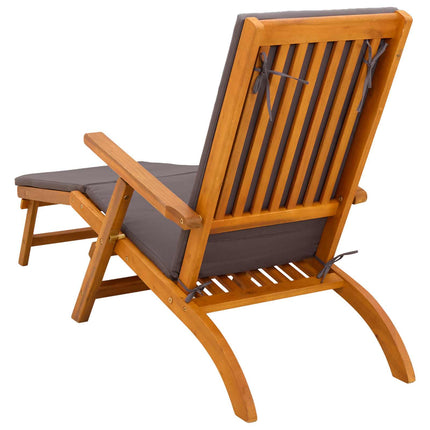 Reclinerende og foldbar liggestol 55 x 146 x 91 cm