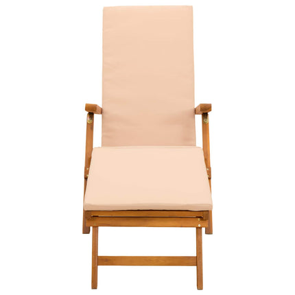 Reclinerende og foldbar liggestol 55 x 146 x 91 cm