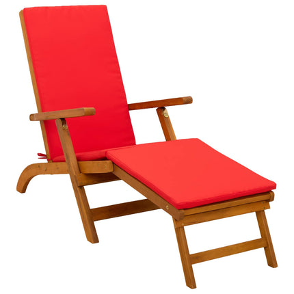 Reclinerende og foldbar liggestol 55 x 146 x 91 cm