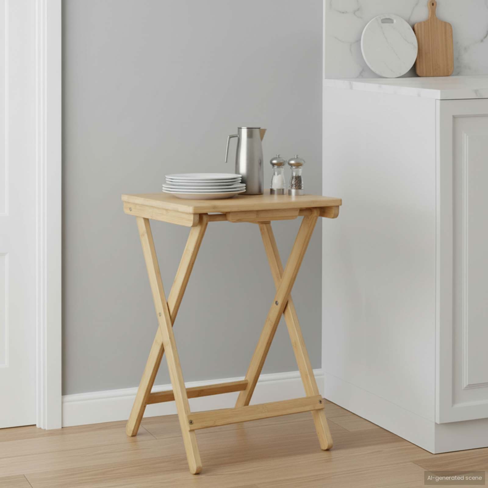 Køkken Tabel Naturfarvet 40 x 30 x 53,5 cm Bambus