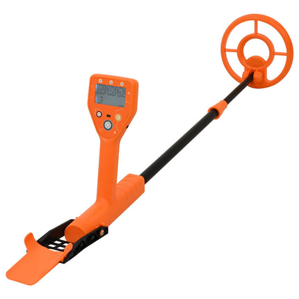 Metaldetektor med LCD-Display 2 Modeller 19 cm Spole Gul