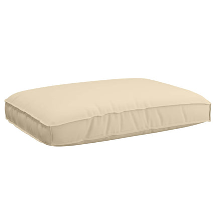 Sofa Sæt med pude Beige 133 x 92 x 69 cm Massivt Akacietræ