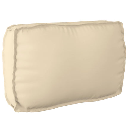 Sofa Sæt med pude Beige 133 x 92 x 69 cm Massivt Akacietræ