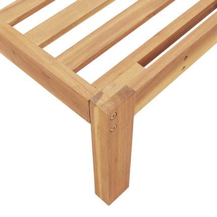 Sofa Sæt med pude Beige 133 x 92 x 69 cm Massivt Akacietræ