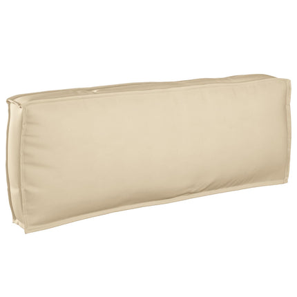 Sofa Sæt med pude Beige 133 x 92 x 69 cm Massivt Akacietræ