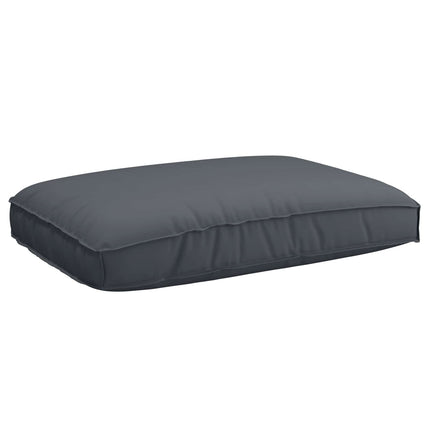 Sofa Sæt med pude Ensfarvet 4 pcs Antracit Massivt Akacietræ