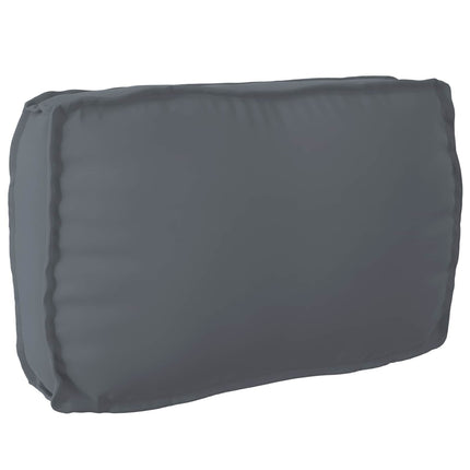Sofa Sæt med pude Ensfarvet 6 pcs Antracit Massivt Akacietræ