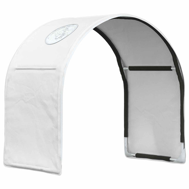 Sengetunnel til børneseng 2 stk. Hvid Polyester