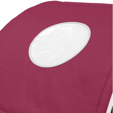 Seng Tunnel 2 pcs Rød 211 x 67.5 x 2 cm Polyester