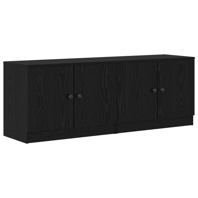 Opbevaringsskab til Køjeseng 2 stk. Sort eg 66 x 35 x 48 cm