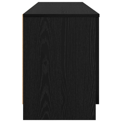Opbevaringsskab til Køjeseng 2 stk. Sort eg 66 x 35 x 48 cm