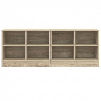 Sengeskab 2 stk. Sonoma-eg 66 x 33 x 48 cm Konstrueret træ