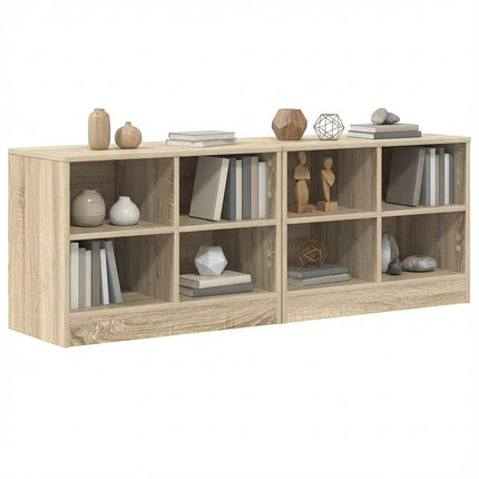 Sengeskab 2 stk. Sonoma-eg 66 x 33 x 48 cm Konstrueret træ