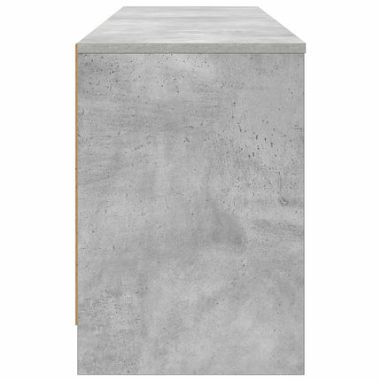 Sengeskab 2 pcs Betongrå 66 x 33 x 48 cm Konstrueret træ
