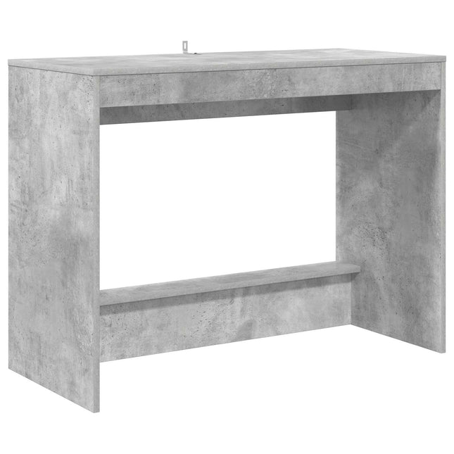 Sengebord Betongrå Konstrueret træ 100 x 45 x 75 cm