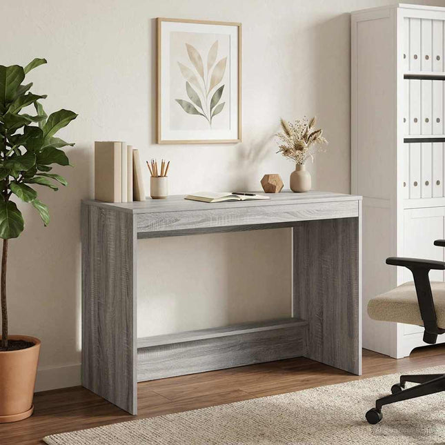 Sengebord Grå Sonoma Konstrueret træ 100 x 45 x 75 cm