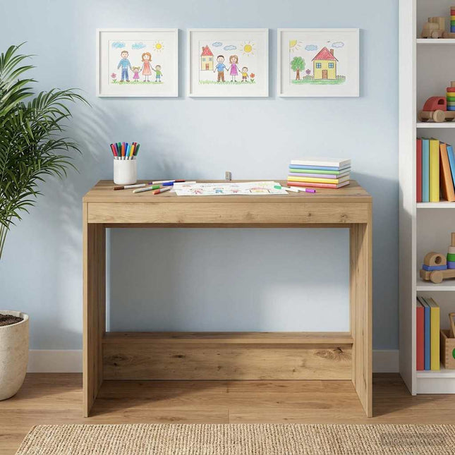 Sengebord Artisan-eg Konstrueret træ 100 x 45 x 75 cm