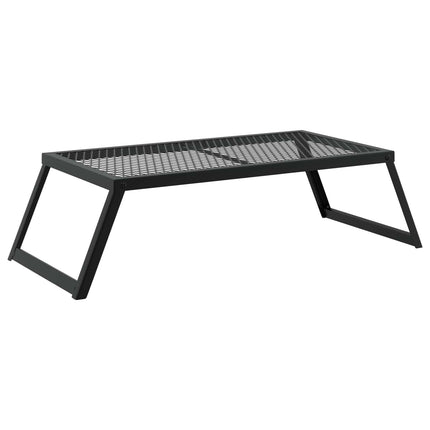 Foldbart Camping Grill Sort 58 x 31 x 2 cm Legeret Stål