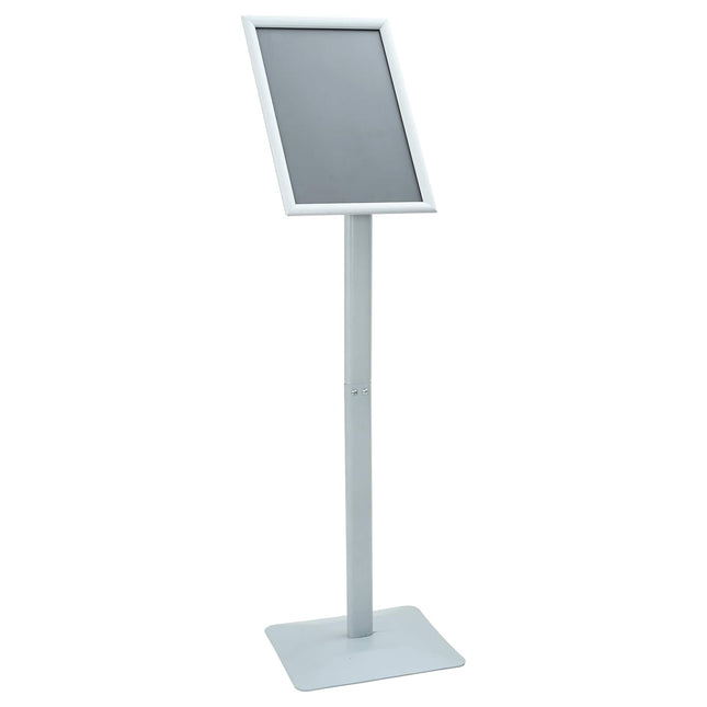 Pedestal Plakatstand Sølv 32 x 27 x 119 cm Støbejern