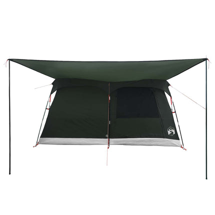 Familietelt med tag Army Grøn 320 x 210 x 180 cm Polyester