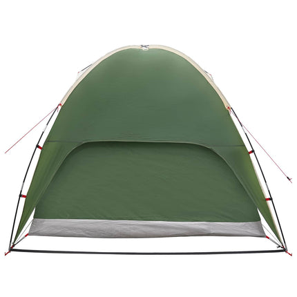 Camping telt med regnslag vandafvisende Grøn 245 x 245 x 149 cm