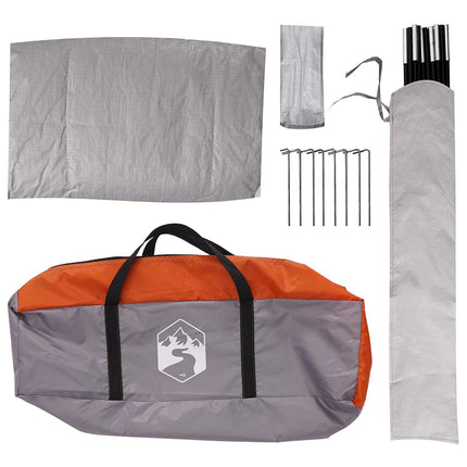 Bil Telt Grå og orange 239 x 210 x 210 cm Polyester og Stål