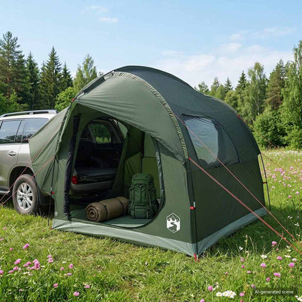 Bil Telt med tag Army Grøn 239 x 210 x 210 cm Polyester og Stål